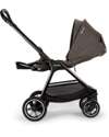 Nuna Triv Next Stroller - Thunder - Black Frame - Ideal for Traveling and the City Lights Strollers