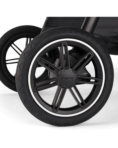 Nuna Triv Next Stroller - Thunder - Black Frame - Ideal for Traveling and the City Lights Strollers