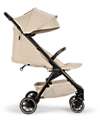 Nuna TRVL Compact Stroller - Biscuits - Chocolate - Ideal for Traveling and the City Lights Strollers