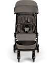 Nuna TRVL Compact Stroller - Granite - Black - Ideal for Traveling and the City Lights Strollers