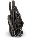 Nuna TRVL Compact Stroller - Granite - Black - Ideal for Traveling and the City Lights Strollers