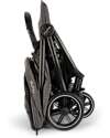 Nuna Trvl Dubl Twin Stroller - Caviar - Compact, Lightweight, and Double Double Pushchairs
