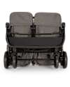 Nuna Trvl Dubl Twin Stroller - Caviar - Compact, Lightweight, and Double Double Pushchairs