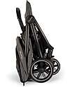 Nuna Trvl Dubl Twin Stroller - Thunder - Compact, Lightweight, and Double Double Pushchairs
