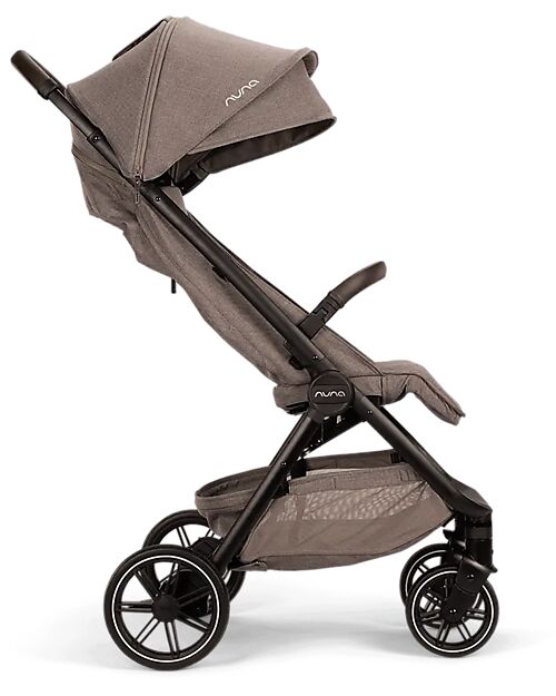 Nuna Ultralight Stroller TRVL lx - Cedar - Chocolate - Practicality and Style Lights Strollers