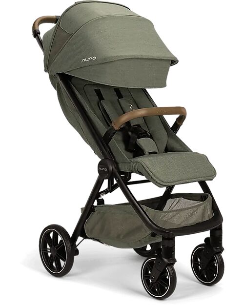 Nuna Ultralight Stroller TRVL lx - Pine - Coffee - Practicality and Style Lights Strollers