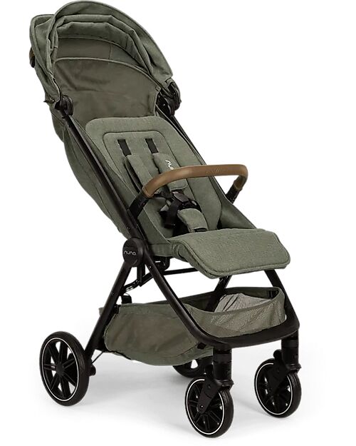 Nuna Ultralight Stroller TRVL lx - Pine - Coffee - Practicality and Style Lights Strollers