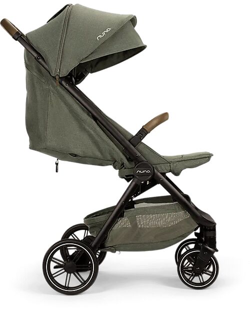 Nuna Ultralight Stroller TRVL lx - Pine - Coffee - Practicality and Style Lights Strollers
