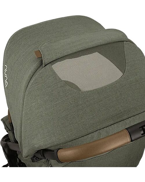 Nuna Ultralight Stroller TRVL lx - Pine - Coffee - Practicality and Style Lights Strollers