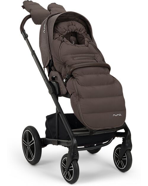 Nuna Winter Kit – Chestnut – Stroller Footmuff and Mittens Accessories