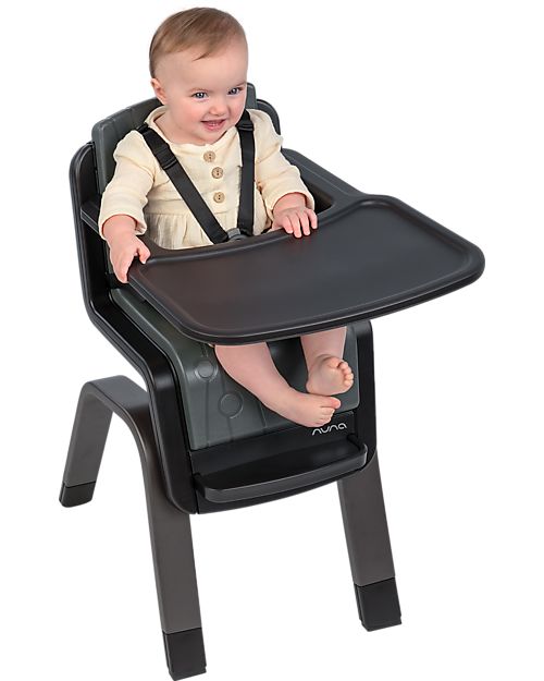 Nuna Zaaz Evolutive High Chair - Pewter - Gray/Black - Grows with your child! High Chairs
