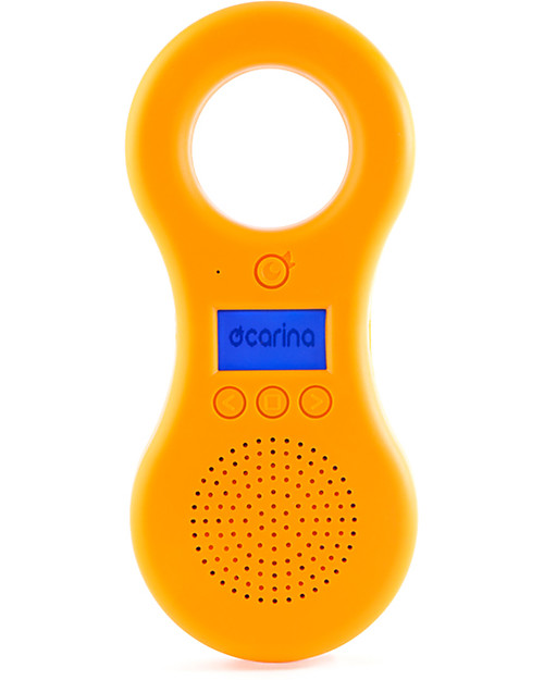 Ocarina Ocarina Baby/Kids MP3 Player 8GB - Orange (with built-in speaker) - New Model with 43 Tracks - MADE IN ITALY Board Games