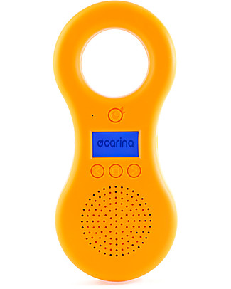 Ocarina Ocarina Baby/Kids MP3 Player 8GB - Orange (with built-in speaker) - New Model with 43 Tracks - MADE IN ITALY Travel Games