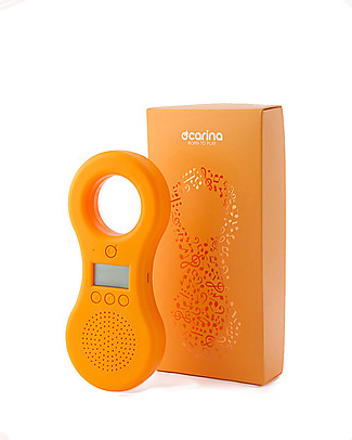 Ocarina Ocarina Baby/Kids MP3 Player 8GB - Orange (with built-in speaker) - New Model with 43 Tracks - MADE IN ITALY Travel Games
