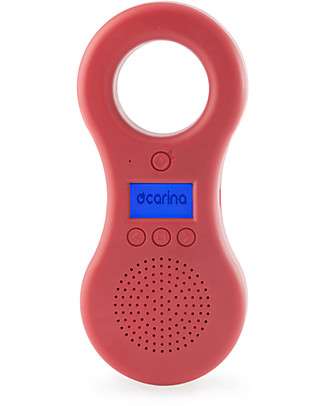 Ocarina Ocarina Baby/Kids MP3 Player 8GB - Red (with built-in speaker) - New Model with 43 Free Tracks! - MADE IN ITALY Mp3 Players