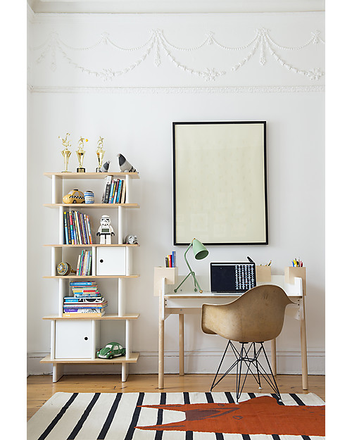 Oeuf Brooklyn Desk, Birchwood - 3 different height settings Desks
