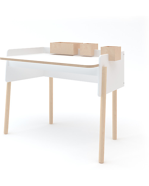 Oeuf Brooklyn Desk, Birchwood - 3 different height settings Desks