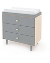 Oeuf Changing Tray, Grey - Suitable on top of any dresser! Changing Tables