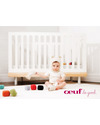 Oeuf Classic Adjustable Cot - White & Birch Cots and Cotbeds