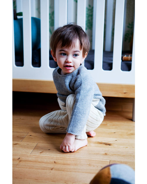 Oeuf Classic Adjustable Cot - White & Birch Cots and Cotbeds