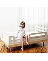 Oeuf Classic Adjustable Toddler Bed - White & Birch Convertible Beds