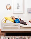 Oeuf Classic Adjustable Toddler Bed - White & Walnut Convertible Beds