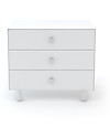 Oeuf Classic Merlin 3 Draw Dresser - Total White Dressers