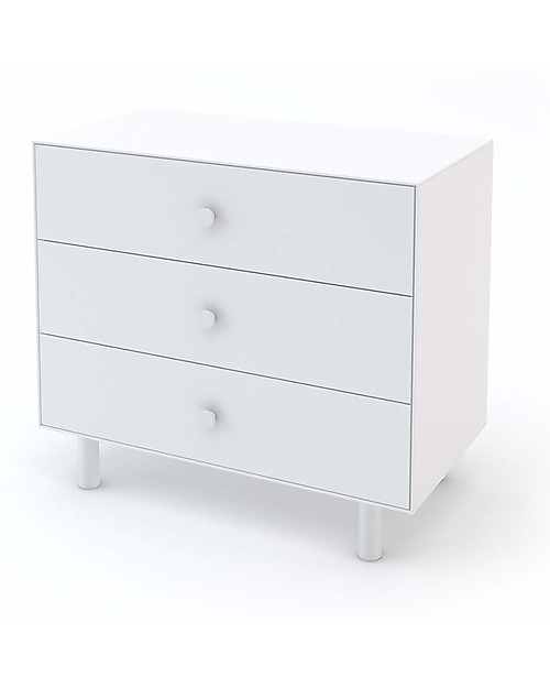 Oeuf Classic Merlin 3 Draw Dresser - Total White Dressers