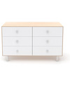 Oeuf Classic Merlin 6 Draw Dresser (in white / birch) Dressers