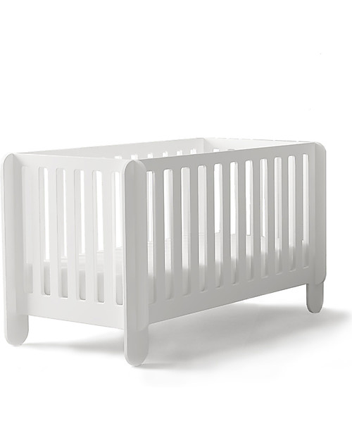Oeuf Elephant Crib, White - The crib you can assemble in 10 minutes! Cots and Cotbeds