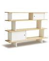 Oeuf Mini Library (White / Birch) Montessori Bookcases