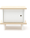 Oeuf ML Night Stand - White/Birch Bedside Tables