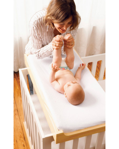 Oeuf Oeuf Changing Station with Mat - White Matte Changing Tables