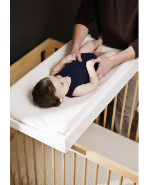 Oeuf Oeuf Changing Station with Mat - White Matte Changing Tables