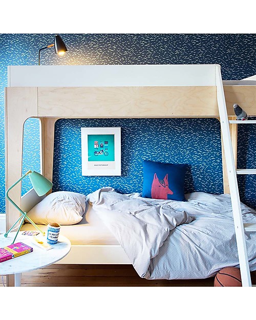 Oeuf Perch Adjustable Wooden Bunk Beds - Birch Bunk Beds