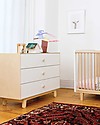 Oeuf Rhea Merlin 3 Drawer Dresser White & Birch Dressers