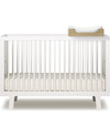 Oeuf Sparrow Crib - Lacquered White (converts into Sparrow Toddler Bed) Cots and Cotbeds
