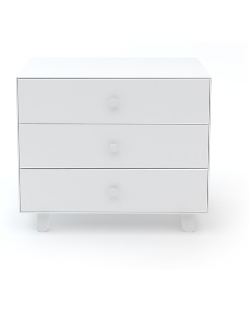 Oeuf Sparrow Merlin 3 drawer dresser in total white Dressers