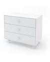 Oeuf Sparrow Merlin 3 drawer dresser in total white Dressers