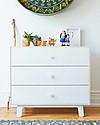 Oeuf Sparrow Merlin 3 drawer dresser in total white Dressers