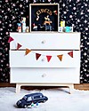 Oeuf Sparrow Merlin 3 drawer dresser in white & birch Dressers