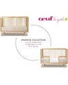 Oeuf Sparrow Toddler Bed Conversion Kit - Walnut Cots and Cotbeds