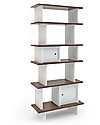 Oeuf Vertical Mini Library - Walnut Montessori Bookcases