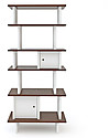 Oeuf Vertical Mini Library - Walnut Montessori Bookcases