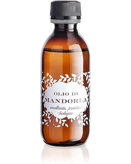 Officina Naturae 100% Pure Organic Almond Oil - Emollient and Moisturizing - 110 ml Body Lotions And Oils