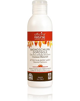 Officina Naturae After Sun Body Wash, Helps to keep Suntan Longer - 150 ml Shampoos And Bath Wash