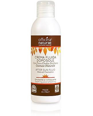 Officina Naturae After Sun Fluid Cream - Emollient and Moisturizing - Ecoflacone - 150 ml Sun Screen
