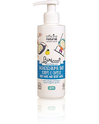 Officina Naturae Baby Bath Foam with Organic Quince, 200 ml Baby Bath Wash and shampoo
