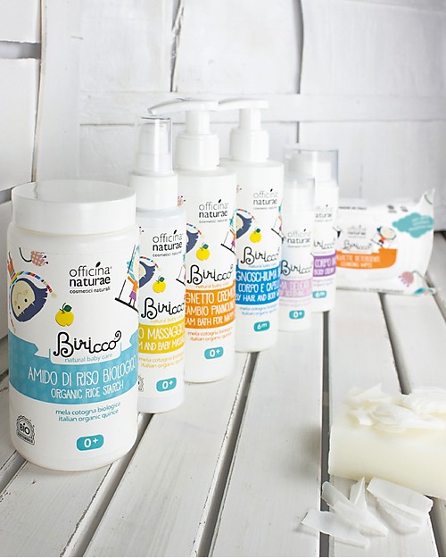 Officina Naturae Baby Oil Massage with Organic Quince, 100 ml - Softnening and protective Baby Creams and Oils