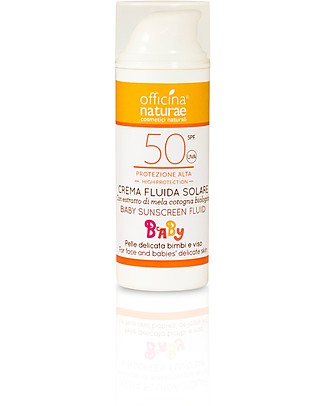 Officina Naturae Baby Sunscreen Fluid SPF 50, Airless - 50 ml Sun Screen